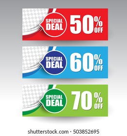 Web sale banner