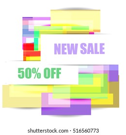 Web sale banner