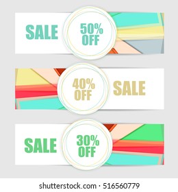 Web sale banner