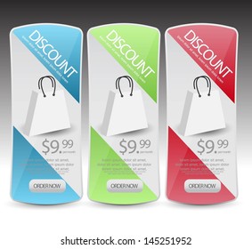 web sale banner set