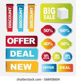 Web sale Banner set