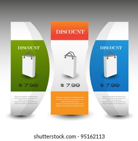 web sale banner set