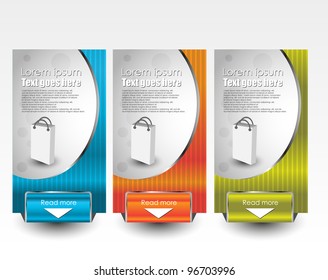 web sale banner set