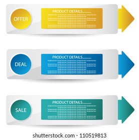 web sale banners
