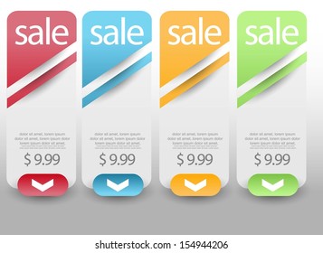web sale banners