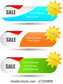 web sale banners
