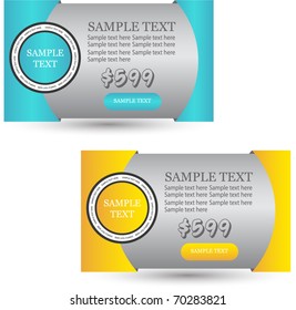 web sale banners