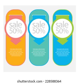 web sale banners. vector