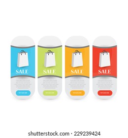web sale banners. vector