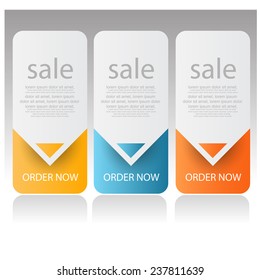 web sale banners. vector