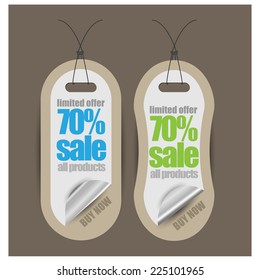 web sale labels/tags vector