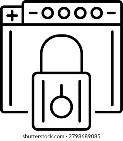 Web Scraping Illustration vector Icon Design