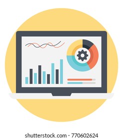 
A web screen data with cogwheel icons symbolising data processing. 
