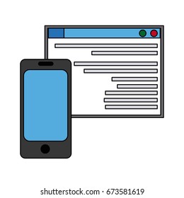 web screen smartphone app site page
