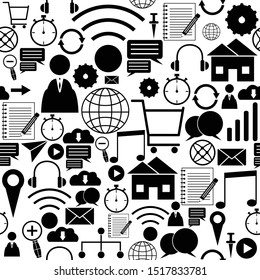 web seamless pattern background icon.