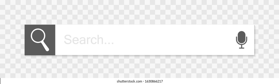 Web search bars vector illustration