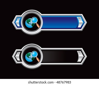 web search blue and black arrows