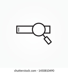 Web search browser internet. Vector