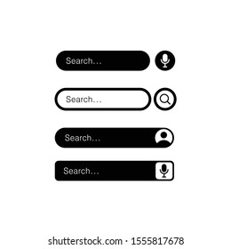 Web search button with magnifying glass and includes three color versions.