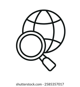 Web search icon collection .design style with background