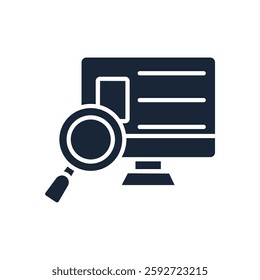 web search icon collection .design style with background
