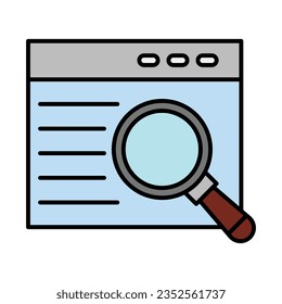 Web Search Icon Design For Personal And Commercial Use