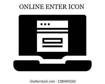Web search icon. Editable Web search icon for web or mobile.