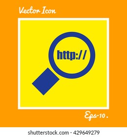Web Search Icon. Eps-10.