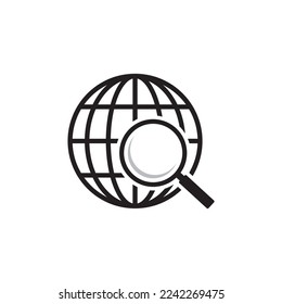web search icon , graphic icon