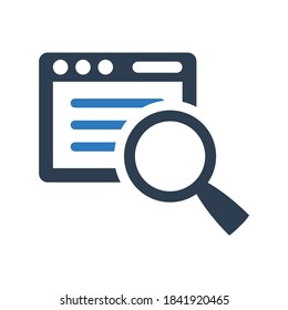 Web-Suchsymbol.browser,Lupe (Vektorgrafik)
