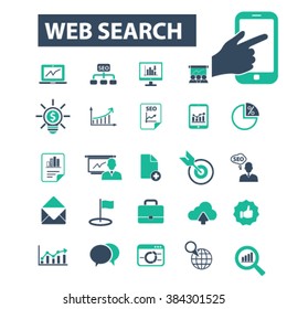 iconos de búsqueda web
