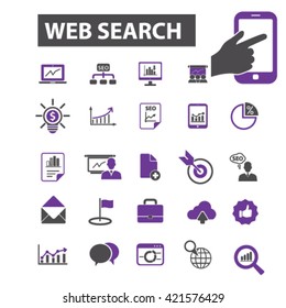 web search icons
