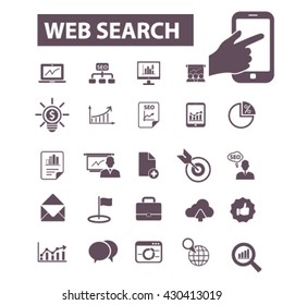 iconos de búsqueda web
