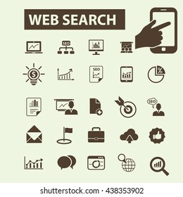 web search icons