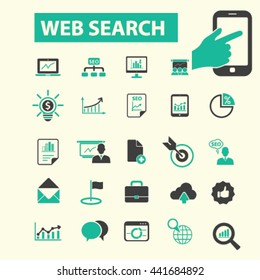 web search icons