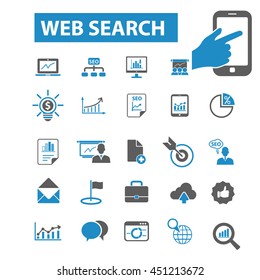 web search icons