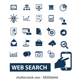 iconos de búsqueda web
