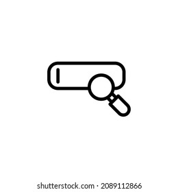 web search line icon illustration vector graphic