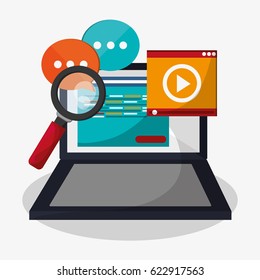 web search related icons image 