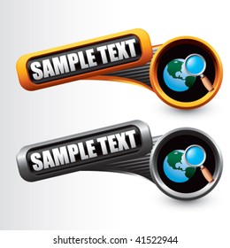 web search tilted banners