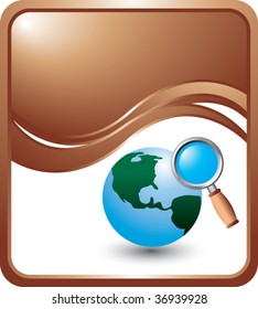 web searching bronze wave backdrop