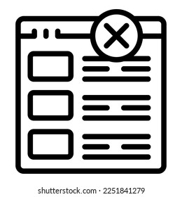 Web security icon outline vector. Cyber crime. Internet mail