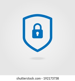 Web Security Icon Shield. 