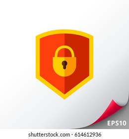 Web security icon shield