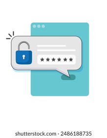 Web security vector flat Icon Design illustration. Web Analytics Symbol on White background EPS 10 File stock illustration