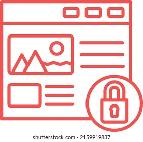 Web Security vector icon. Can be used for printing, mobile and web applications.