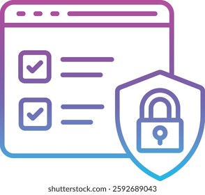 Web Security vector icon. Can be used for printing, mobile and web applications.