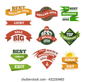 Web selling discount offer banners ads set with origami elements. Offer sale banner and discount advertising sale. Vector illustration
