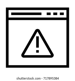 web sending fail icon