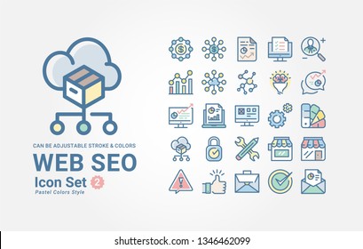 Web SEO icon collection